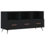 Mueble de TV madera de ingeniería negro 102x36x50 cm de vidaXL, Muebles TV - Ref: Foro24-829005, Precio: 79,71 €, Descuento: %