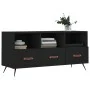 Mueble de TV madera de ingeniería negro 102x36x50 cm de vidaXL, Muebles TV - Ref: Foro24-829005, Precio: 79,71 €, Descuento: %