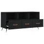 Mueble de TV madera de ingeniería negro 102x36x50 cm de vidaXL, Muebles TV - Ref: Foro24-829005, Precio: 79,71 €, Descuento: %