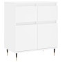 Aparador de madera contrachapada blanco 60x35x70 cm de vidaXL, Aparadores - Ref: Foro24-831108, Precio: 81,40 €, Descuento: %