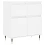 Aparador de madera contrachapada blanco 60x35x70 cm de vidaXL, Aparadores - Ref: Foro24-831108, Precio: 80,17 €, Descuento: %