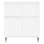 Aparador de madera contrachapada blanco 60x35x70 cm de vidaXL, Aparadores - Ref: Foro24-831108, Precio: 81,40 €, Descuento: %