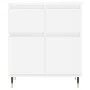 Aparador de madera contrachapada blanco 60x35x70 cm de vidaXL, Aparadores - Ref: Foro24-831108, Precio: 80,17 €, Descuento: %