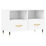 Mueble para TV madera contrachapada blanco 80x36x50 cm de vidaXL, Muebles TV - Ref: Foro24-828948, Precio: 47,65 €, Descuento: %