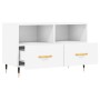 Mueble para TV madera contrachapada blanco 80x36x50 cm de vidaXL, Muebles TV - Ref: Foro24-828948, Precio: 47,65 €, Descuento: %