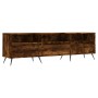 Mueble de TV madera contrachapada roble ahumado 150x30x44,5 cm de vidaXL, Muebles TV - Ref: Foro24-831257, Precio: 96,80 €, D...