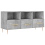 Mueble de TV madera de ingeniería gris hormigón 102x36x50 cm de vidaXL, Muebles TV - Ref: Foro24-829024, Precio: 57,78 €, Des...
