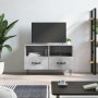 Mueble para TV madera contrachapada gris hormigón 80x36x50 cm de vidaXL, Muebles TV - Ref: Foro24-828968, Precio: 45,74 €, De...