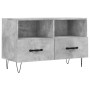 Mueble para TV madera contrachapada gris hormigón 80x36x50 cm de vidaXL, Muebles TV - Ref: Foro24-828968, Precio: 45,74 €, De...