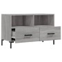 Mueble de TV madera de ingeniería gris Sonoma 80x36x50 cm de vidaXL, Muebles TV - Ref: Foro24-828978, Precio: 69,94 €, Descue...