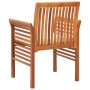 Sillas de comedor jardín 2 uds con cojines madera maciza acacia de vidaXL, Sillas de jardín - Ref: Foro24-45965, Precio: 219,...