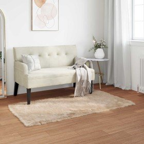 Alfombra de Imitación de Piel de Oveja Tafalla Beige en Alfombras | Comprar online en Foru.es