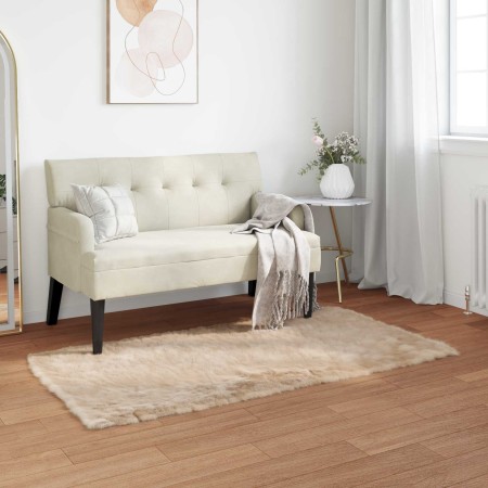 Alfombra de Imitación de Piel de Oveja Tafalla Beige en Alfombras | Comprar online en Foru.es