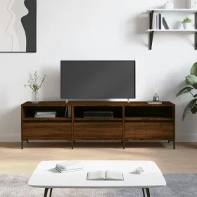 Brown oak plywood TV cabinet 150x30x44.5 cm by vidaXL, TV Furniture - Ref: Foro24-831291, Price: 101,51 €, Discount: %