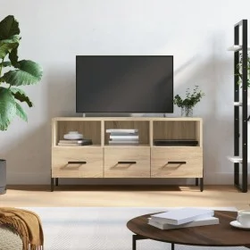 Mueble de TV madera de ingeniería roble Sonoma 102x36x50 cm de vidaXL, Muebles TV - Ref: Foro24-829047, Precio: 84,25 €, Desc...