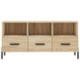 Mueble de TV madera de ingeniería roble Sonoma 102x36x50 cm de vidaXL, Muebles TV - Ref: Foro24-829047, Precio: 85,28 €, Desc...
