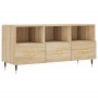 Mueble de TV madera de ingeniería roble Sonoma 102x36x50 cm de vidaXL, Muebles TV - Ref: Foro24-829015, Precio: 63,80 €, Desc...