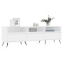Mueble de TV madera contrachapada blanco 150x30x44,5 cm de vidaXL, Muebles TV - Ref: Foro24-831252, Precio: 88,14 €, Descuent...