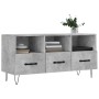 Mueble de TV madera de ingeniería gris hormigón 102x36x50 cm de vidaXL, Muebles TV - Ref: Foro24-829032, Precio: 77,48 €, Des...