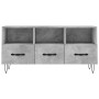 Mueble de TV madera de ingeniería gris hormigón 102x36x50 cm de vidaXL, Muebles TV - Ref: Foro24-829032, Precio: 77,48 €, Des...