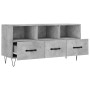 Mueble de TV madera de ingeniería gris hormigón 102x36x50 cm de vidaXL, Muebles TV - Ref: Foro24-829032, Precio: 77,48 €, Des...