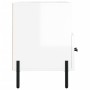 Mueble de TV madera contrachapada blanco brillo 80x36x50 cm de vidaXL, Muebles TV - Ref: Foro24-828982, Precio: 63,42 €, Desc...