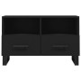 Mueble para TV madera contrachapada negro 80x36x50 cm de vidaXL, Muebles TV - Ref: Foro24-828997, Precio: 70,82 €, Descuento: %