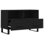 Mueble para TV madera contrachapada negro 80x36x50 cm de vidaXL, Muebles TV - Ref: Foro24-828997, Precio: 70,82 €, Descuento: %
