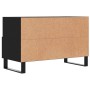 Mueble para TV madera contrachapada negro 80x36x50 cm de vidaXL, Muebles TV - Ref: Foro24-828997, Precio: 70,82 €, Descuento: %