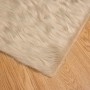 Alfombra de Imitación de Piel de Oveja Tafalla Beige en Alfombras | Comprar online en Foru.es