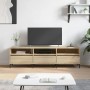 Mueble de TV madera contrachapada roble Sonoma 150x30x44,5 cm de vidaXL, Muebles TV - Ref: Foro24-831287, Precio: 87,19 €, De...