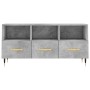 Mueble de TV madera de ingeniería gris hormigón 102x36x50 cm de vidaXL, Muebles TV - Ref: Foro24-829016, Precio: 63,80 €, Des...