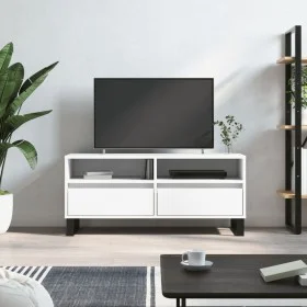 Mueble para TV madera contrachapada blanco 100x34,5x44,5 cm de vidaXL, Muebles TV - Ref: Foro24-831244, Precio: 80,66 €, Desc...