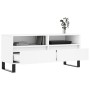 Mueble para TV madera contrachapada blanco 100x34,5x44,5 cm de vidaXL, Muebles TV - Ref: Foro24-831244, Precio: 81,69 €, Desc...