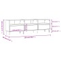 Mueble de TV madera contrachapada roble ahumado 150x30x44,5 cm de vidaXL, Muebles TV - Ref: Foro24-831297, Precio: 103,27 €, ...