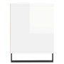 Mueble de TV madera contrachapada blanco brillo 150x30x44,5 cm de vidaXL, Muebles TV - Ref: Foro24-831302, Precio: 127,20 €, ...