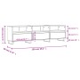 Mueble de TV madera contrachapada blanco brillo 150x30x44,5 cm de vidaXL, Muebles TV - Ref: Foro24-831302, Precio: 127,20 €, ...