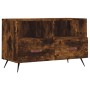 Mueble para TV madera contrachapada roble ahumado 80x36x50 cm de vidaXL, Muebles TV - Ref: Foro24-828945, Precio: 46,43 €, De...
