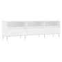Mueble de TV madera contrachapada blanco 150x30x44,5 cm de vidaXL, Muebles TV - Ref: Foro24-831268, Precio: 85,46 €, Descuent...