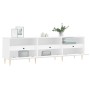 Mueble de TV madera contrachapada blanco 150x30x44,5 cm de vidaXL, Muebles TV - Ref: Foro24-831268, Precio: 85,46 €, Descuent...