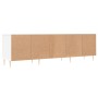 Mueble de TV madera contrachapada blanco 150x30x44,5 cm de vidaXL, Muebles TV - Ref: Foro24-831268, Precio: 85,46 €, Descuent...