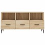 Mueble de TV madera de ingeniería roble Sonoma 102x36x50 cm de vidaXL, Muebles TV - Ref: Foro24-829055, Precio: 81,95 €, Desc...