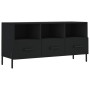 Mueble de TV madera de ingeniería negro 102x36x50 cm de vidaXL, Muebles TV - Ref: Foro24-829045, Precio: 76,16 €, Descuento: %