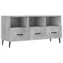 Mueble de TV madera de ingeniería gris hormigón 102x36x50 cm de vidaXL, Muebles TV - Ref: Foro24-829056, Precio: 81,60 €, Des...