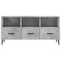 Mueble de TV madera de ingeniería gris hormigón 102x36x50 cm de vidaXL, Muebles TV - Ref: Foro24-829056, Precio: 81,60 €, Des...