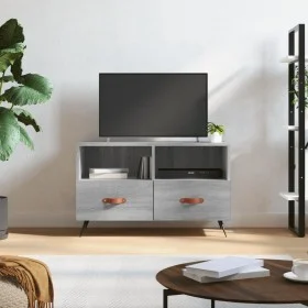 Mueble de TV madera de ingeniería gris Sonoma 80x36x50 cm de vidaXL, Muebles TV - Ref: Foro24-828946, Precio: 52,18 €, Descue...
