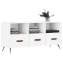 Mueble de TV madera de ingeniería blanco 102x36x50 cm de vidaXL, Muebles TV - Ref: Foro24-829004, Precio: 59,57 €, Descuento: %