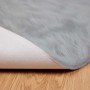 Alfombra de Imitación de Piel de Oveja Tafalla Gris Ø 80 cm en Alfombras | Comprar online en Foru.es