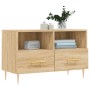 Mueble para TV madera contrachapada roble ahumado 80x36x50 cm de vidaXL, Muebles TV - Ref: Foro24-828959, Precio: 63,92 €, De...