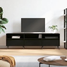 Mueble de TV madera contrachapada negro 150x30x44,5 cm de vidaXL, Muebles TV - Ref: Foro24-831253, Precio: 100,48 €, Descuent...